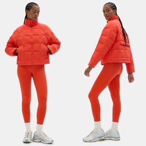 Women's Red Puffer Jacket